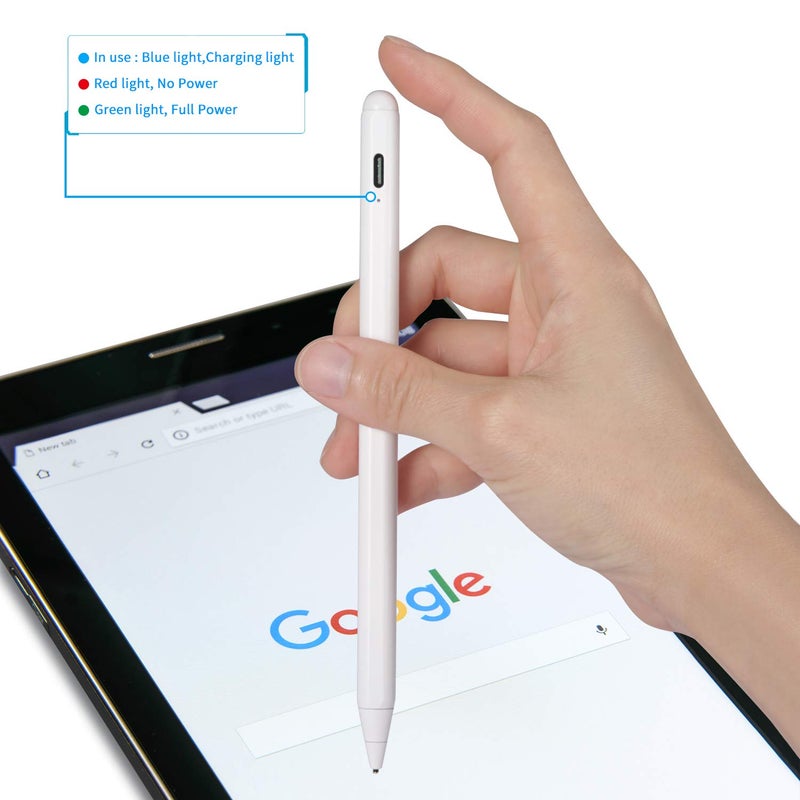 Edivia Active Stylus Pen for Lenovo Duet Convertible 2-in-1 Chromebook 11.6",Type-C Charge High Precision with Fine Tip Universal Stylus Pens Compatible with Lenovo Duet Chromebook,Good for Drawing,White - Image 4
